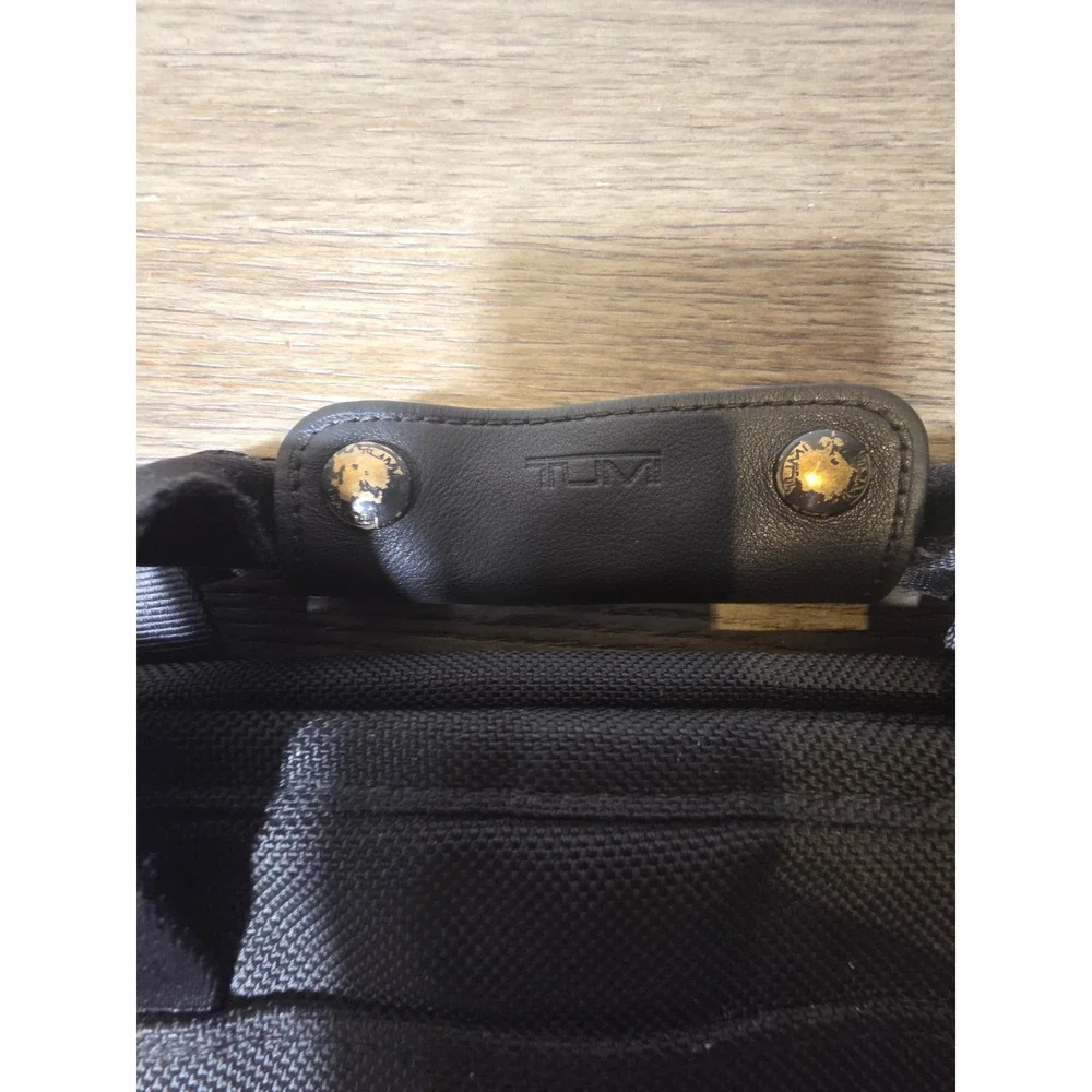 Tumi T-Pass Black Ballistic Nylon Laptop Briefcase Bag 26145D4